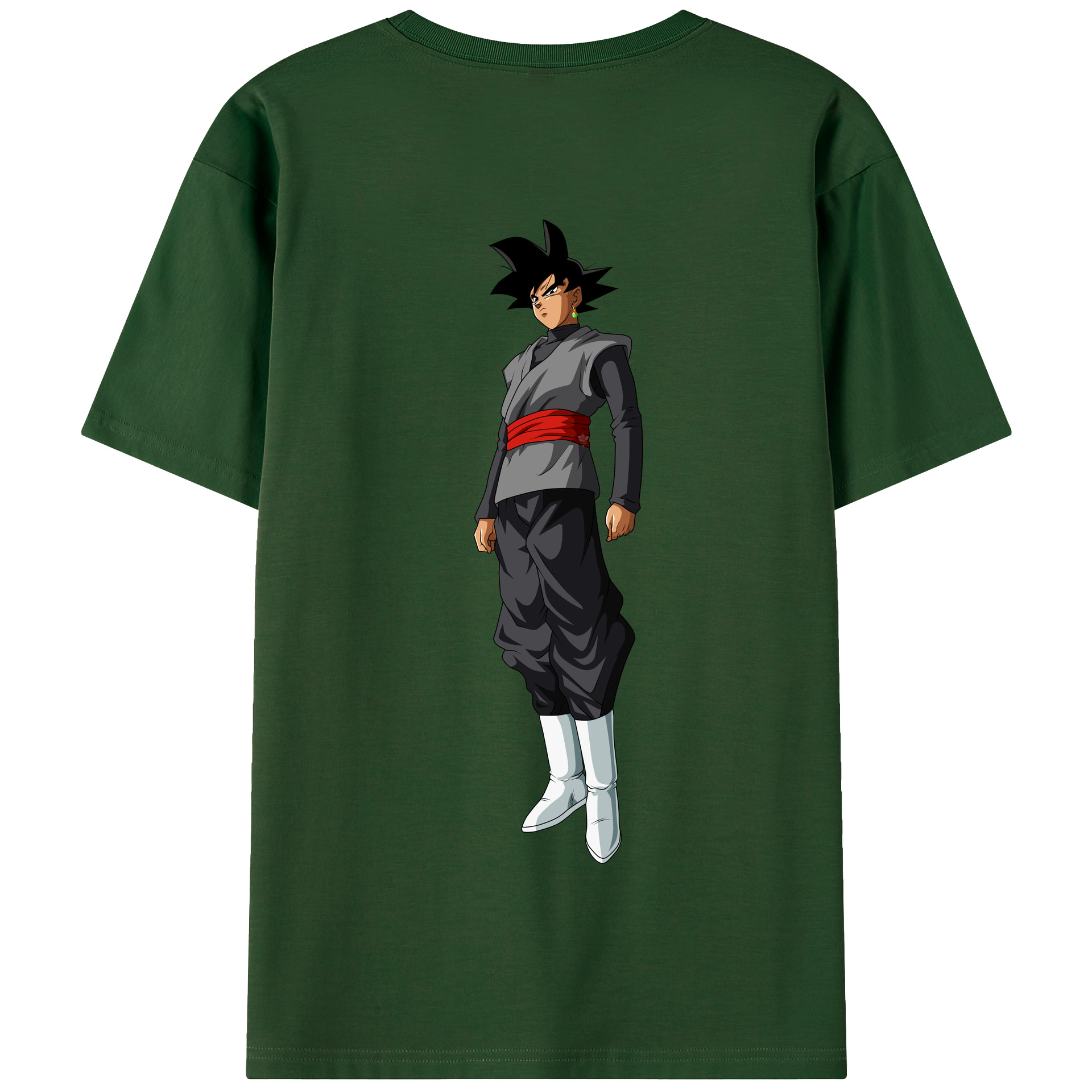 （画像用） ドラゴンボール ベジータ四世（Bejīta Yonsei）DRAGON BALL Vegeta IV 綿100％半袖Tシャツ（背面プリント）